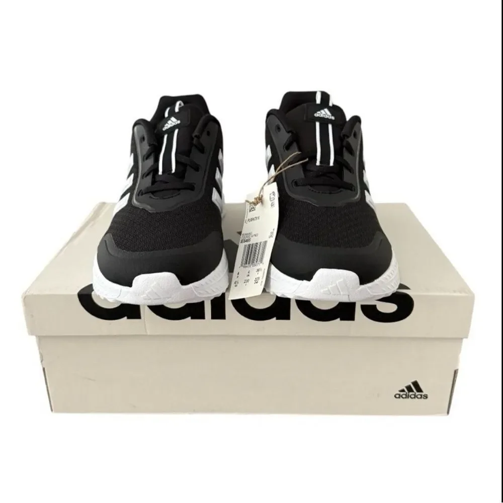 Adidas X_PLR Path Big Kids 4.5 Running Shoes Black White NIB Sneakers IE8465